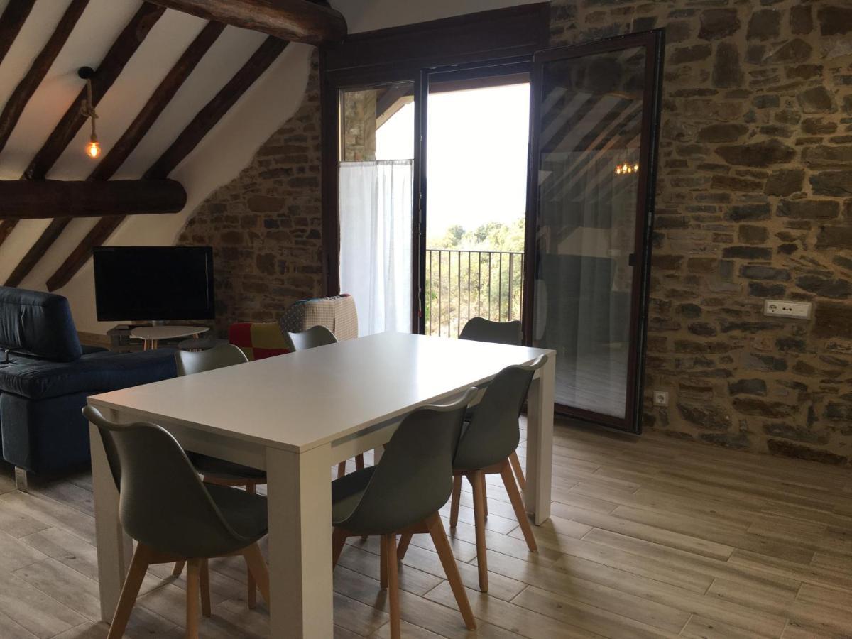 Apartamentos Bajo Pena Apartamentos Sanlorien El Pueyo de Araguás Dış mekan fotoğraf